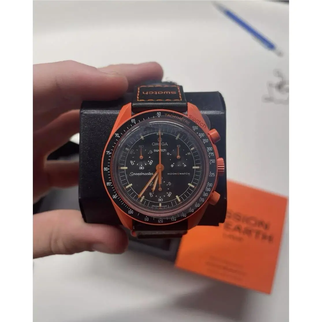 Omega x Swatch Mission On Earth Lava Moonswatch Mission To Earth