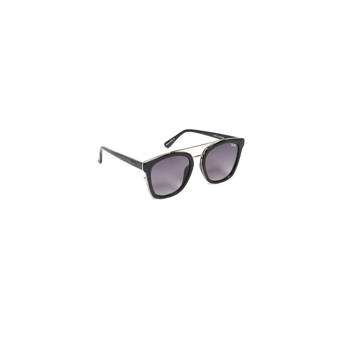 Quay Australia x Benefit Sweet Dreams Sunglasses Black Smoke One Size by QUAY