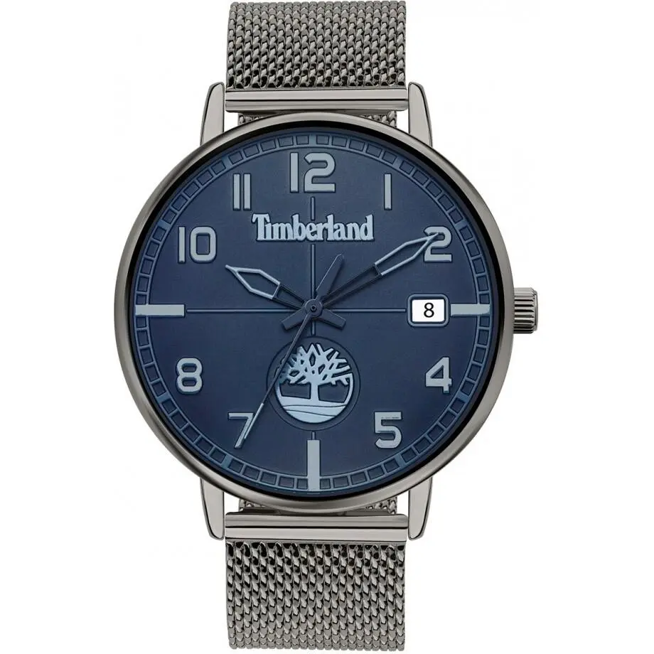 Leominster-z Men`s Mesh Bracelet Analog Quartz Watch by Timberland
