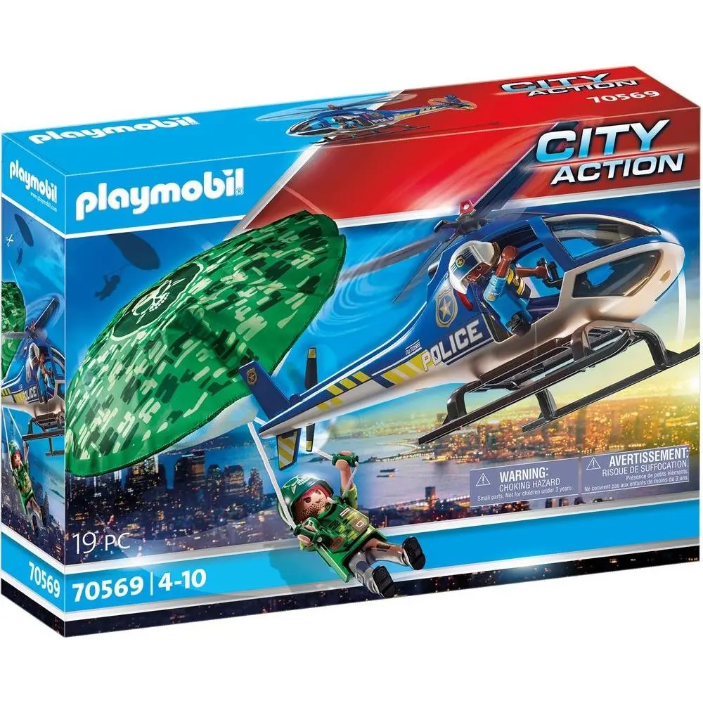 Police Parachute Search Play Set - Playmobil