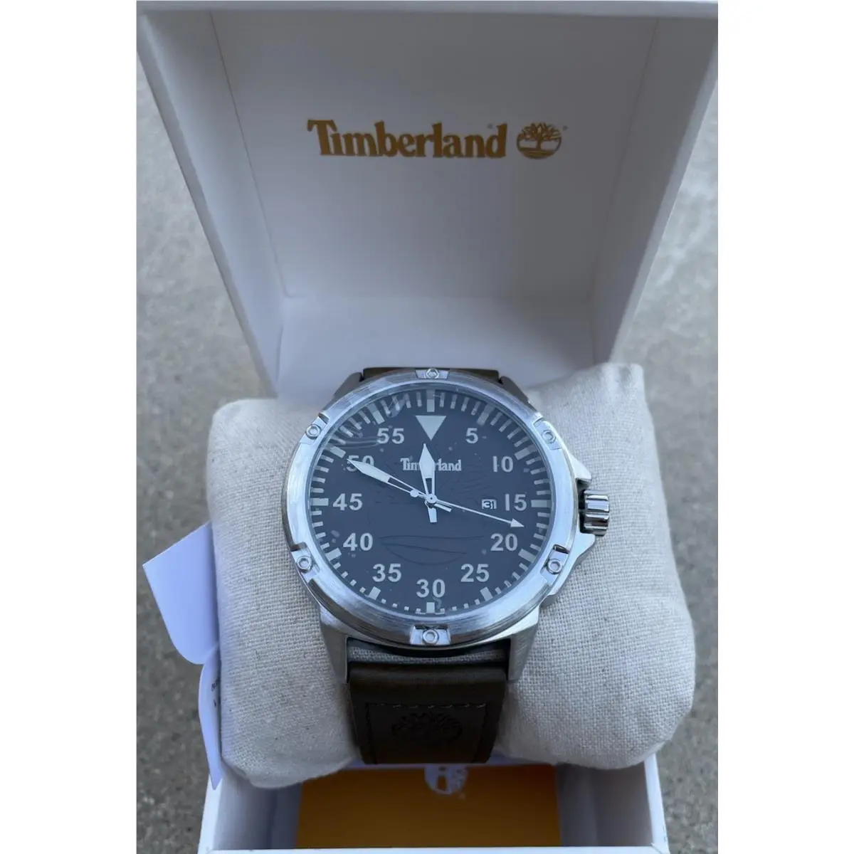 Weymont Men’s Classic Leather Watch TDWGB9002801M by Timberland