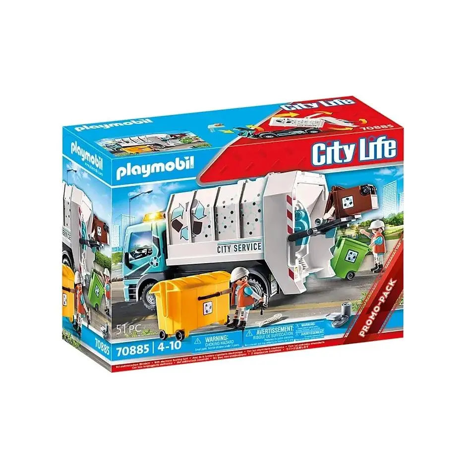 Playmobil 70885 City Life City Recycling Truck