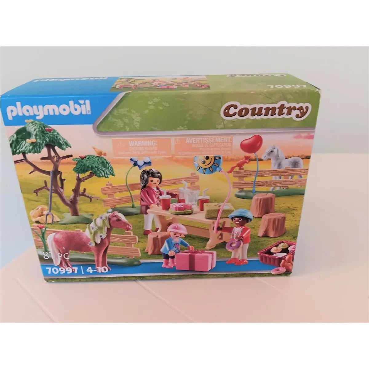 Playmobil Country Pony Birthday Party At The Farm 70997 Playset