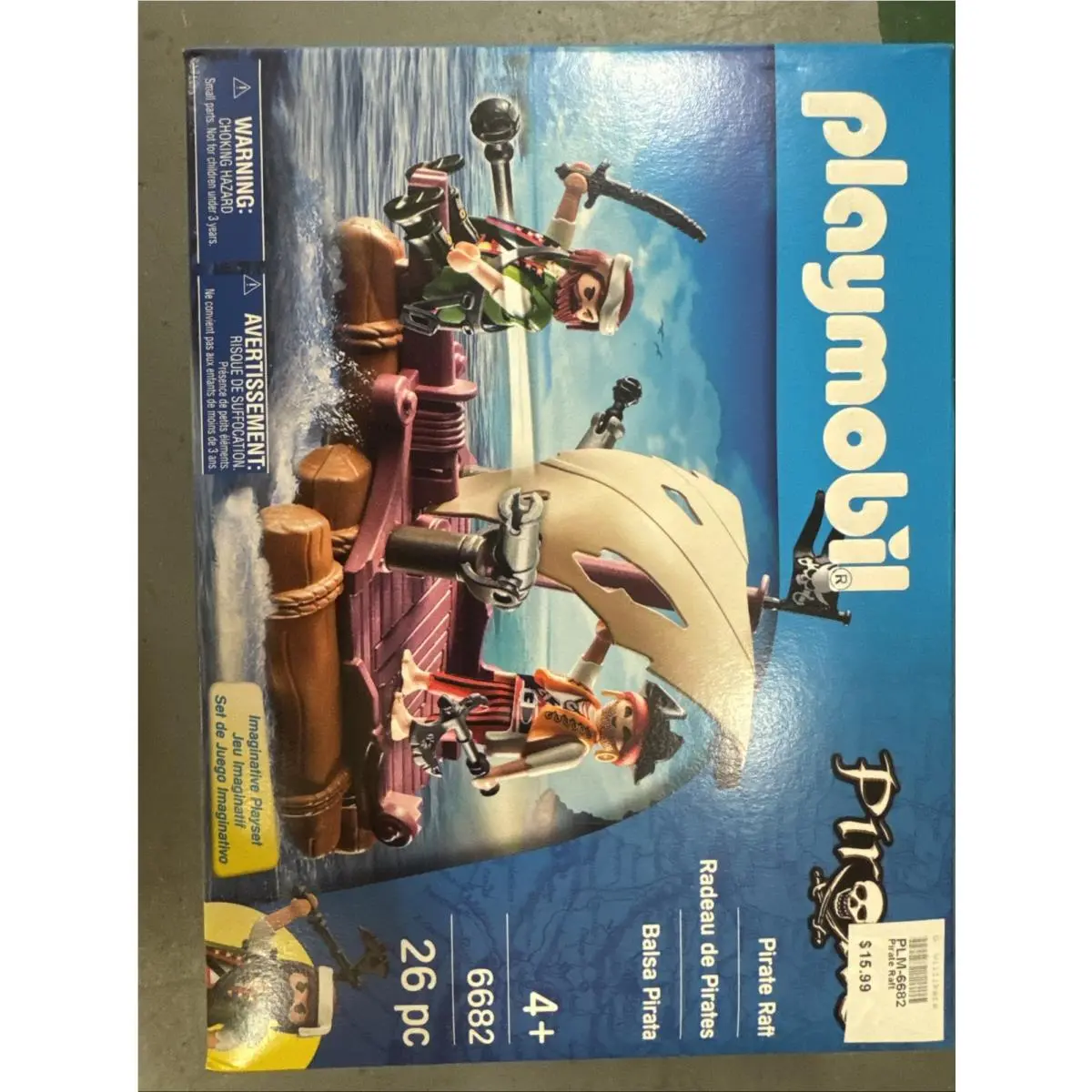 Playmobil Pirate Raft Playset 6682 Retired Global Shipping