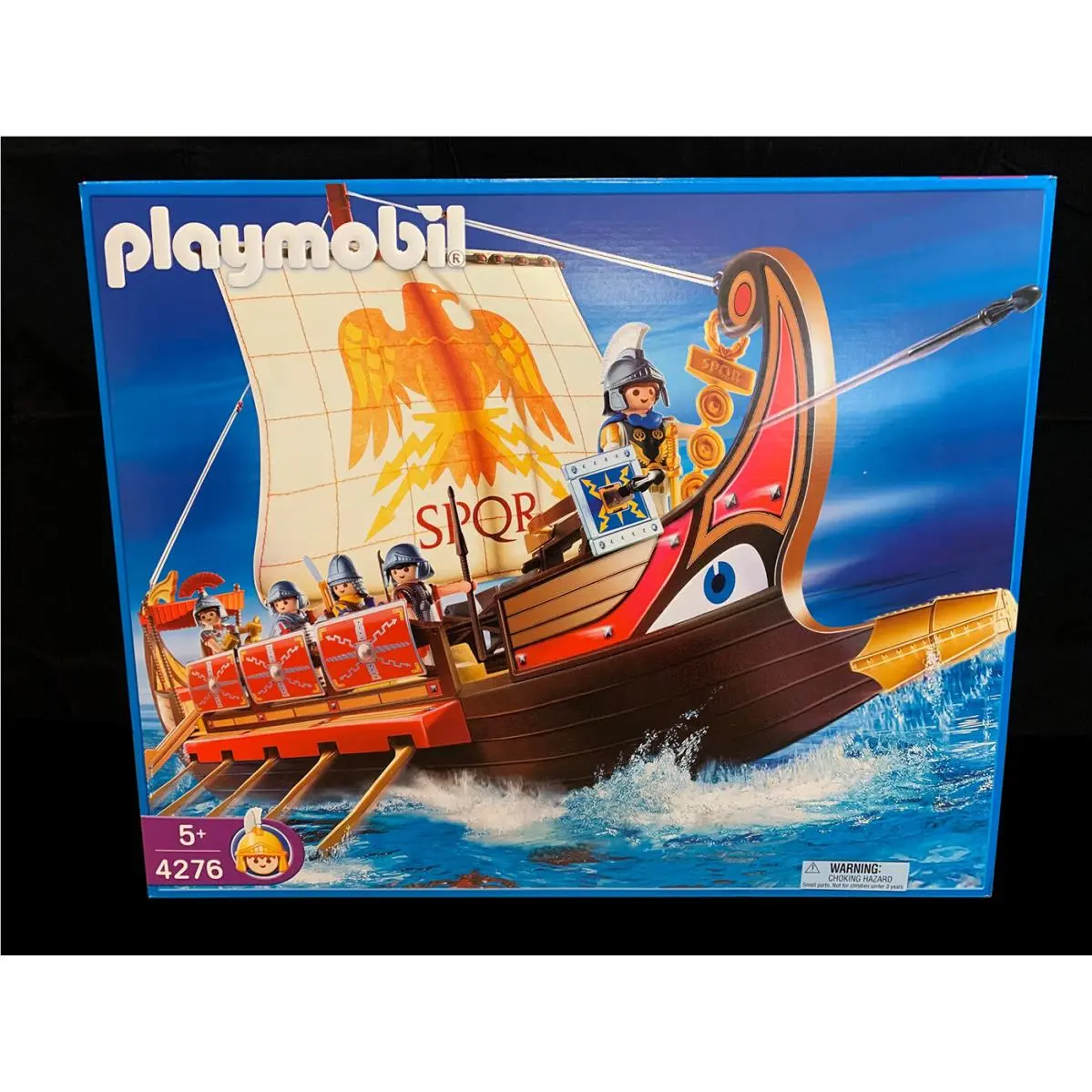Playmobil 4276 - Roman Warrior`s Ship - Vintage Carton Fresh Mint Box `06