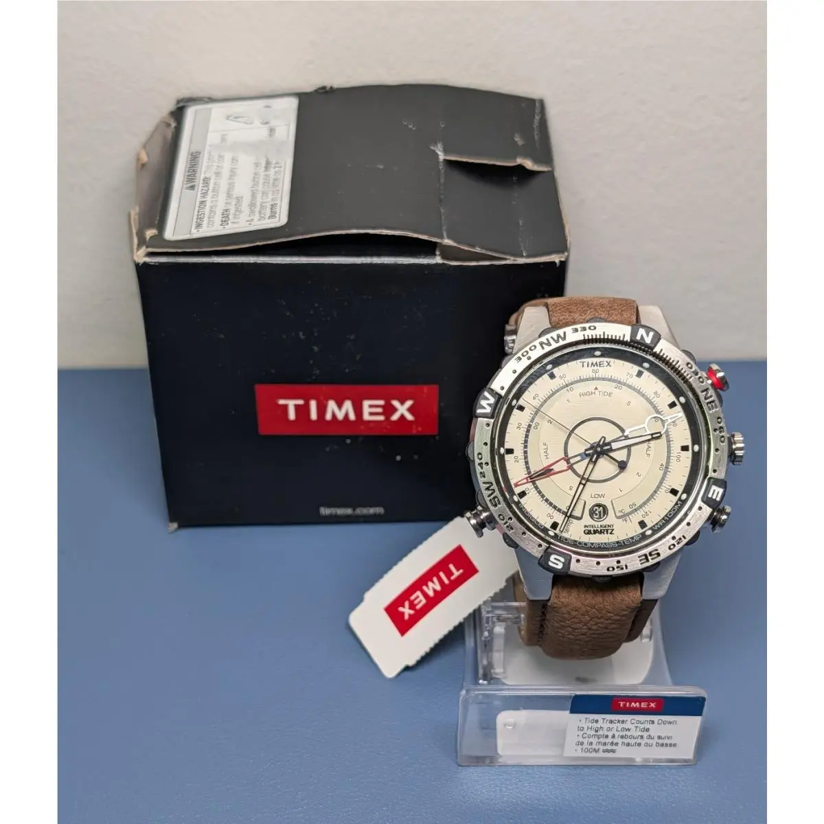 Timex T2N721 Intelligent Quartz Tide Temp Compass Men`s Watch