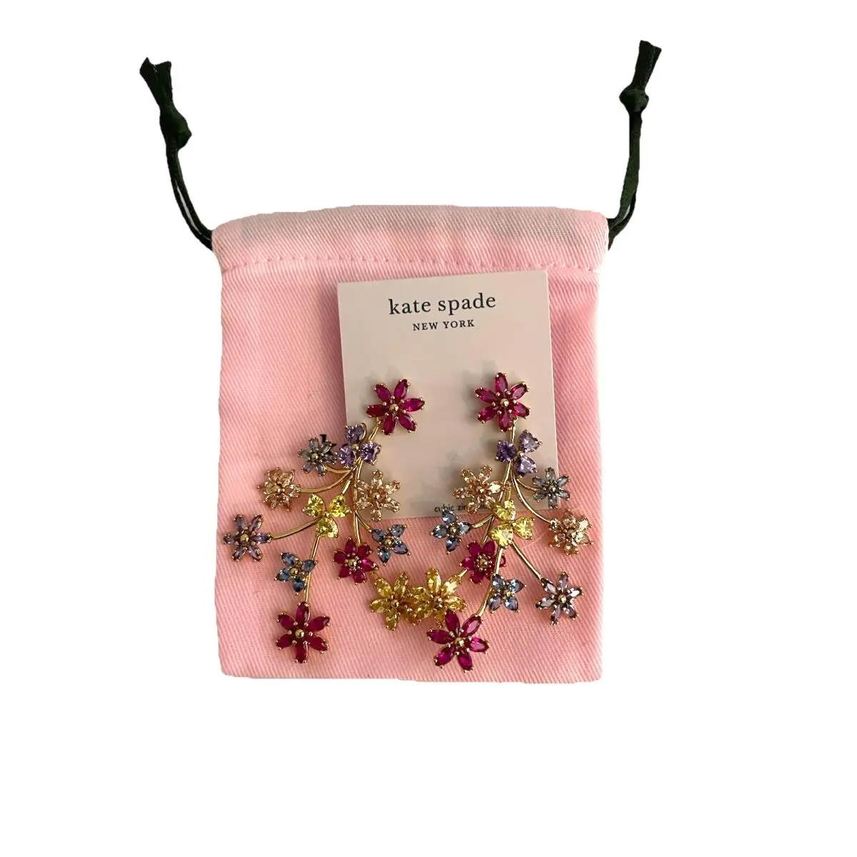Statement Earrings Floral First Bloom Multicolor Flowers by Kate Spade