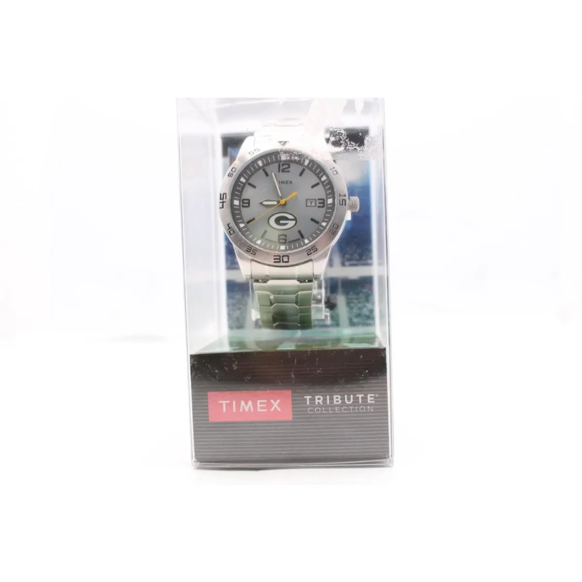 Timex Citation Green Bay Packers Nfl Tribute 42mm Men`s Watch Twzfpacml
