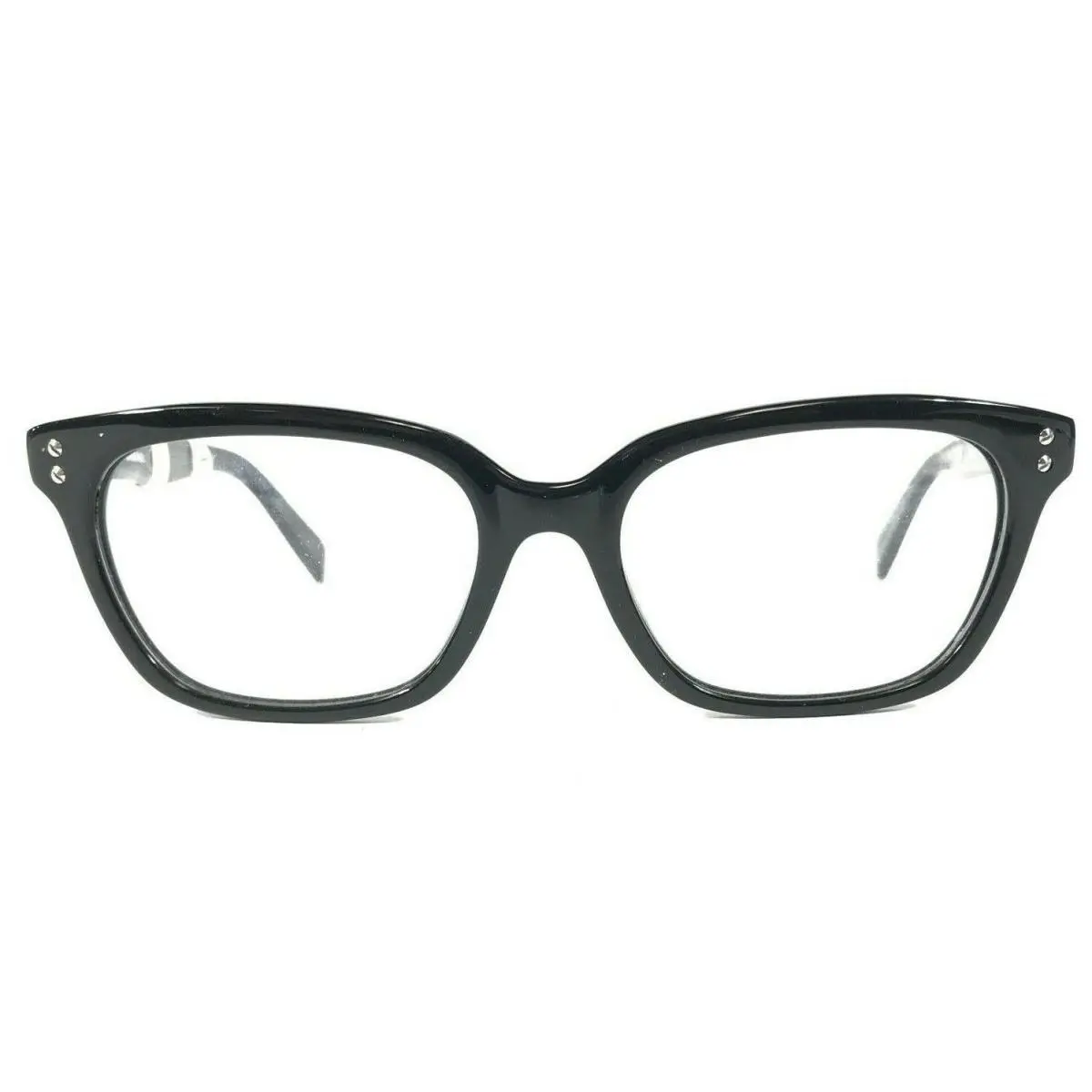 Eyeglasses Frames DL5037 Col.001 Polished Black Round Horn Rim 53-17-140 by Diesel