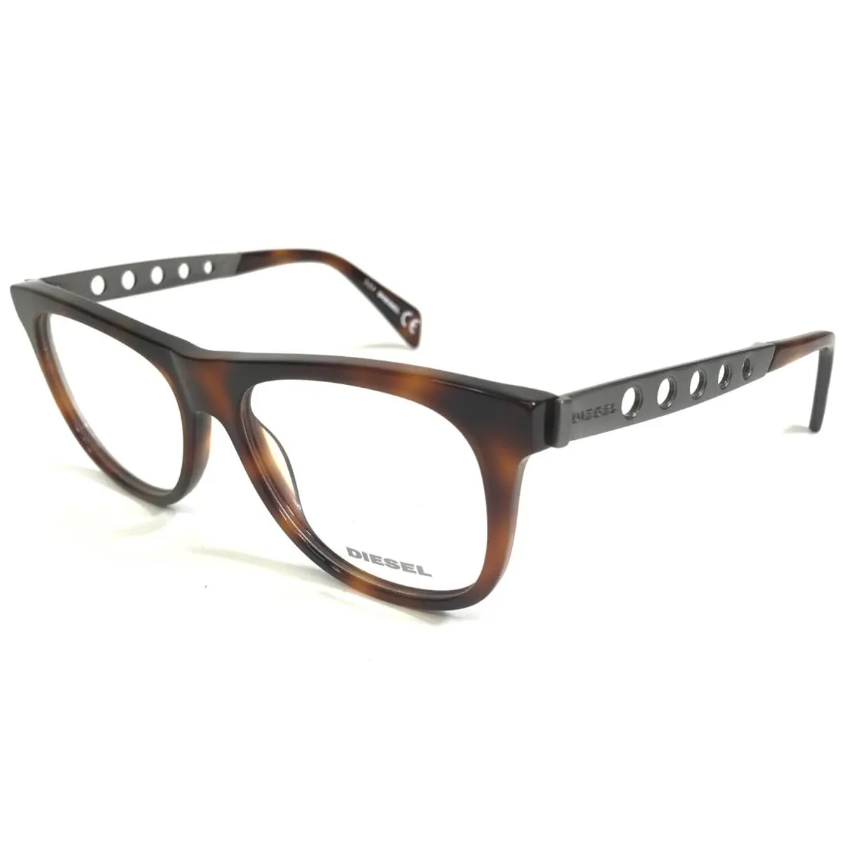 Eyeglasses Frames DL5115 Col.052 Grey Brown Tortoise Square 54-16-145 by Diesel