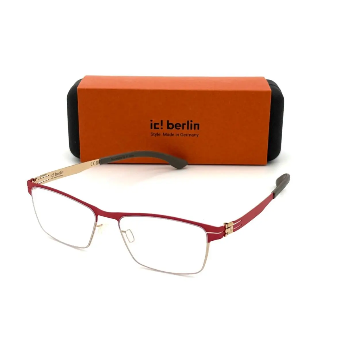 IC Berlin Grogu Chilli Rose / Clear 48mm Eyeglasses by ic! berlin