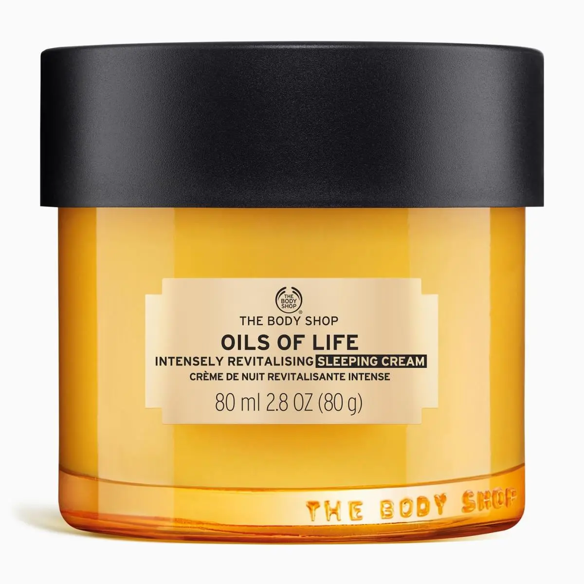 The Body Shop Oils Of Life Sleeping Cream 80ml - Nourishing For Tired Sk