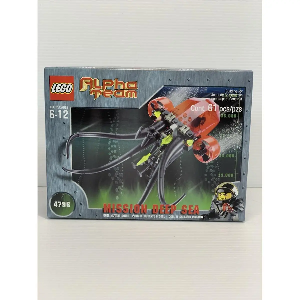 2002 Lego 4796 Alpha Team Mission Deep Sea - 61 Pcs