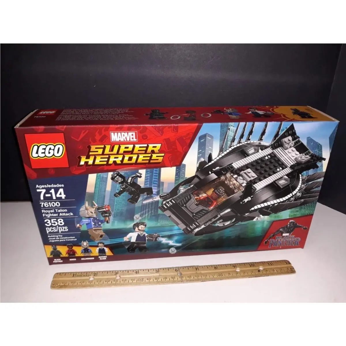 Marvel Royal Talon Fighter Attack - Lego 76100 - Box - 358 Pcs Panther