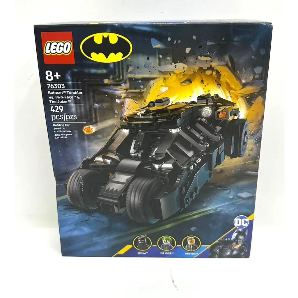 Lego DC Batman Tumbler Vs. Two-face The Joker Toy Building Set - Superhero Bat