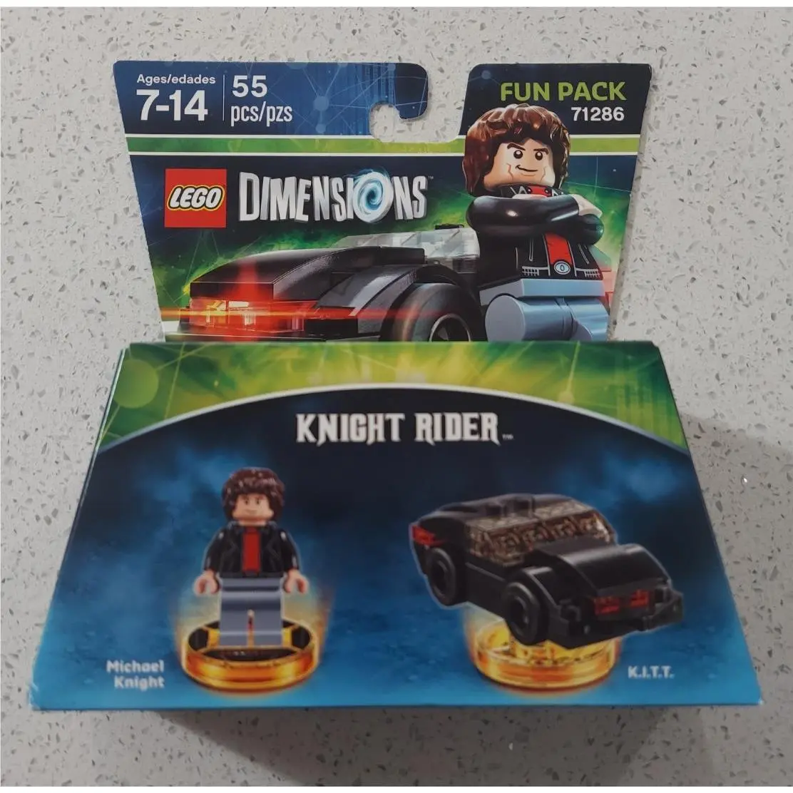 Lego Knight Rider 71286 Dimensions Fun Pack Box Michael Landon 80`s