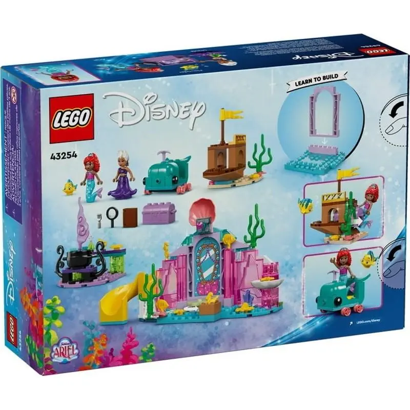 Lego Disney Ariel’s Crystal Cavern Building Set The Little Mermaid 141 Pieces
