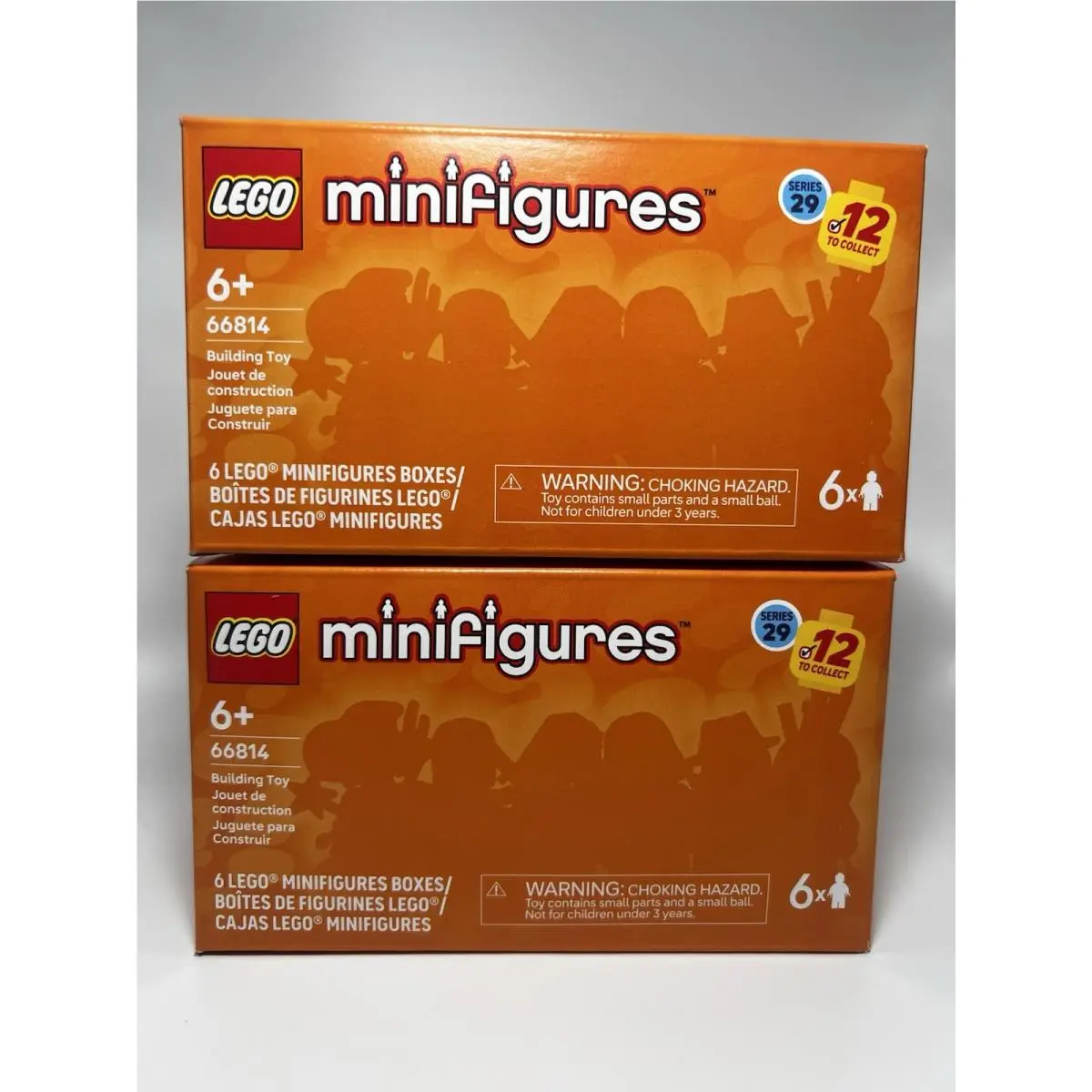 Lego Minifigures Series 29 Mini Figures Packs 6 Pack Box Set 66814 X2