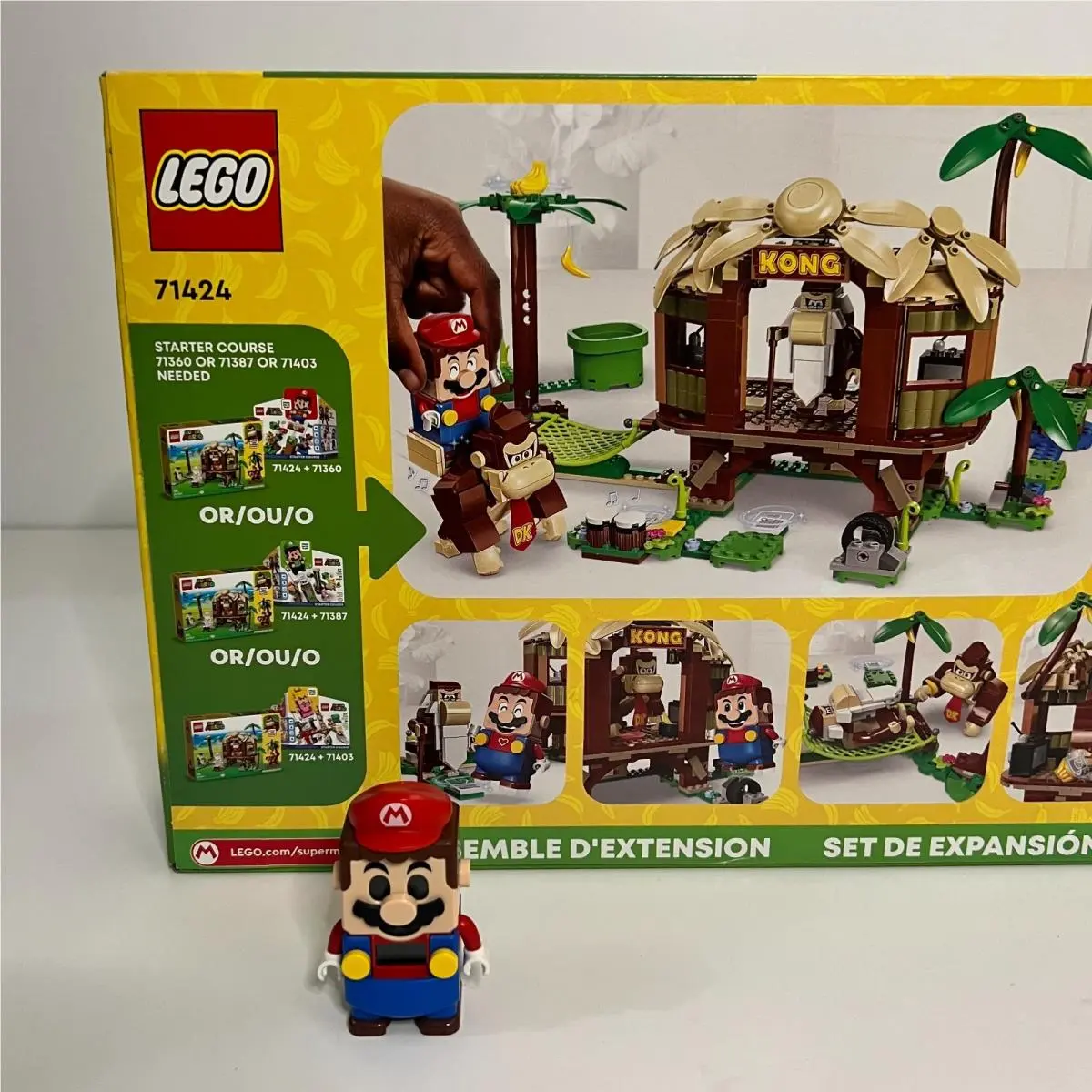 Lego 71424 Donkey Kongs Tree House W/bonus 71360 Super Mario Read