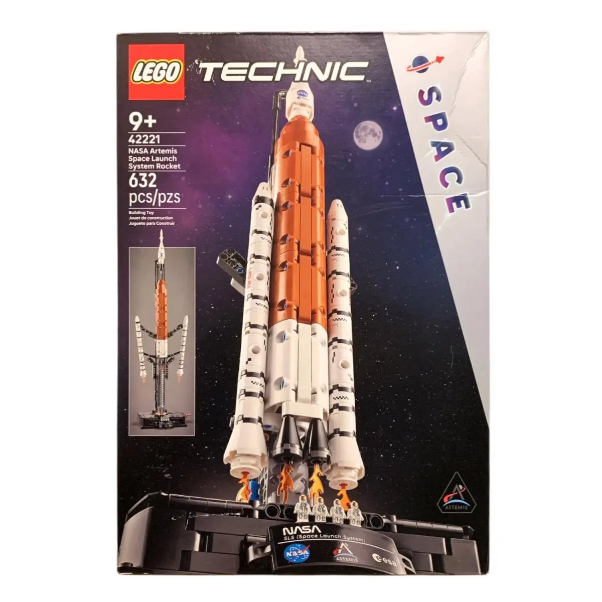 Lego Technic – Nasa Artemis Space Launch System Rocket 42221 632 Pieces
