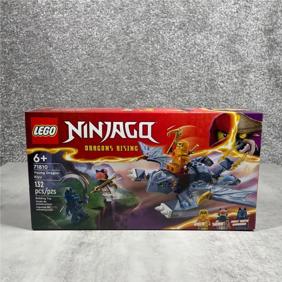 Lego Ninjago Dragons Rising Young Dragon Riyu Set 71810 Arin Sora Minifigures