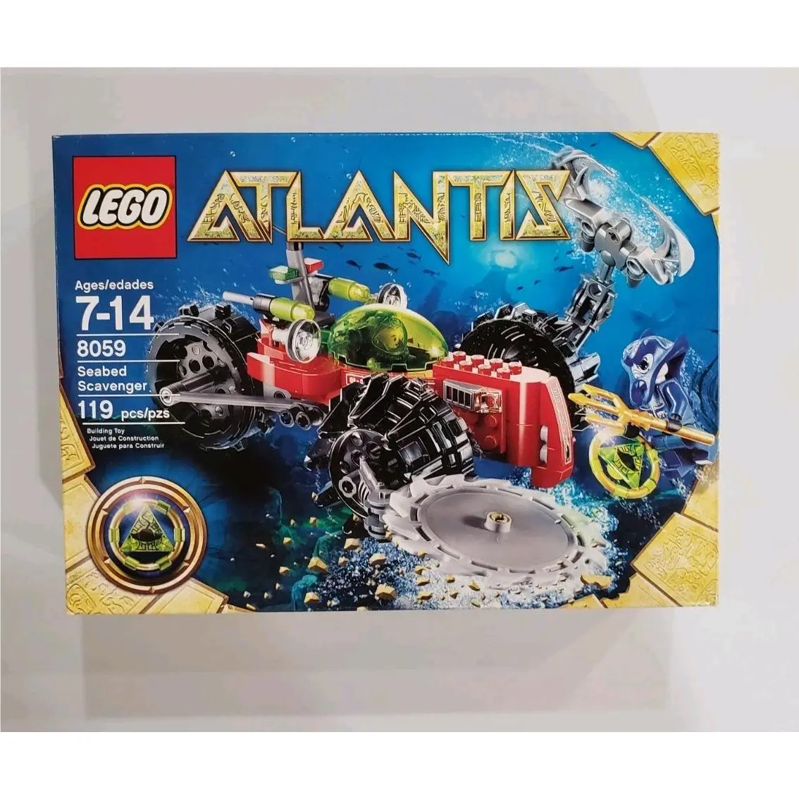 Lego 8059 Seabed Scavenger Estabished Seller 20+ Years Atlantis Underwater