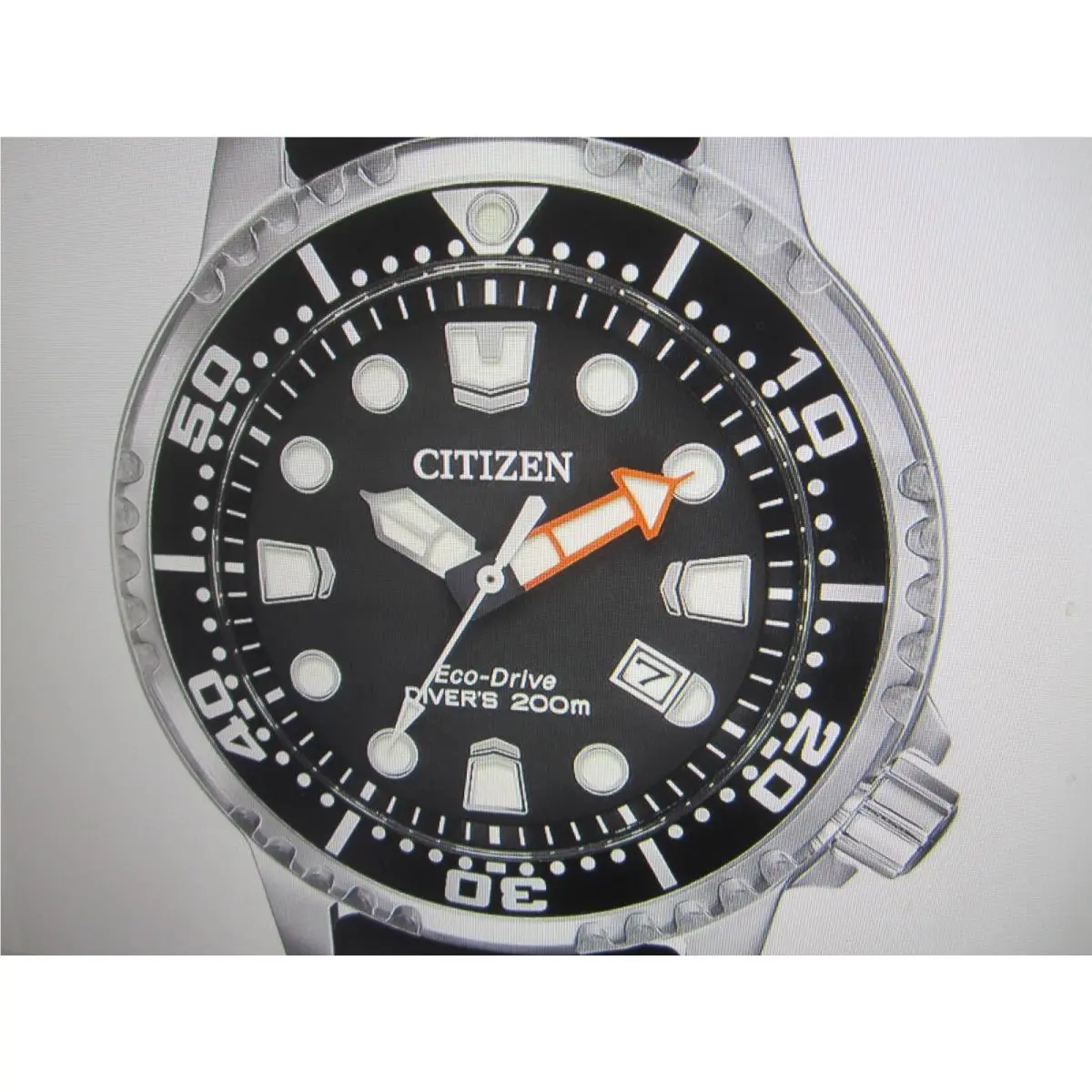 Eco-drive Men`s Watch Divers 200M S/s BN0150-28E by Citizen