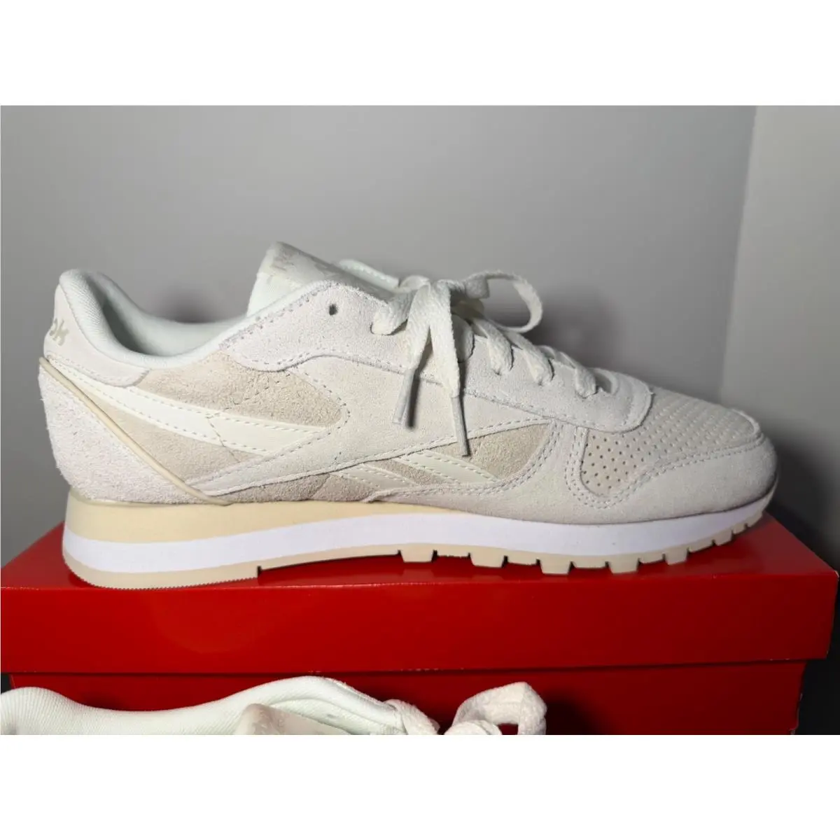 Reebok shoes - Reebok Classic Leather - Classic Leather - Cream, White, Beige 1