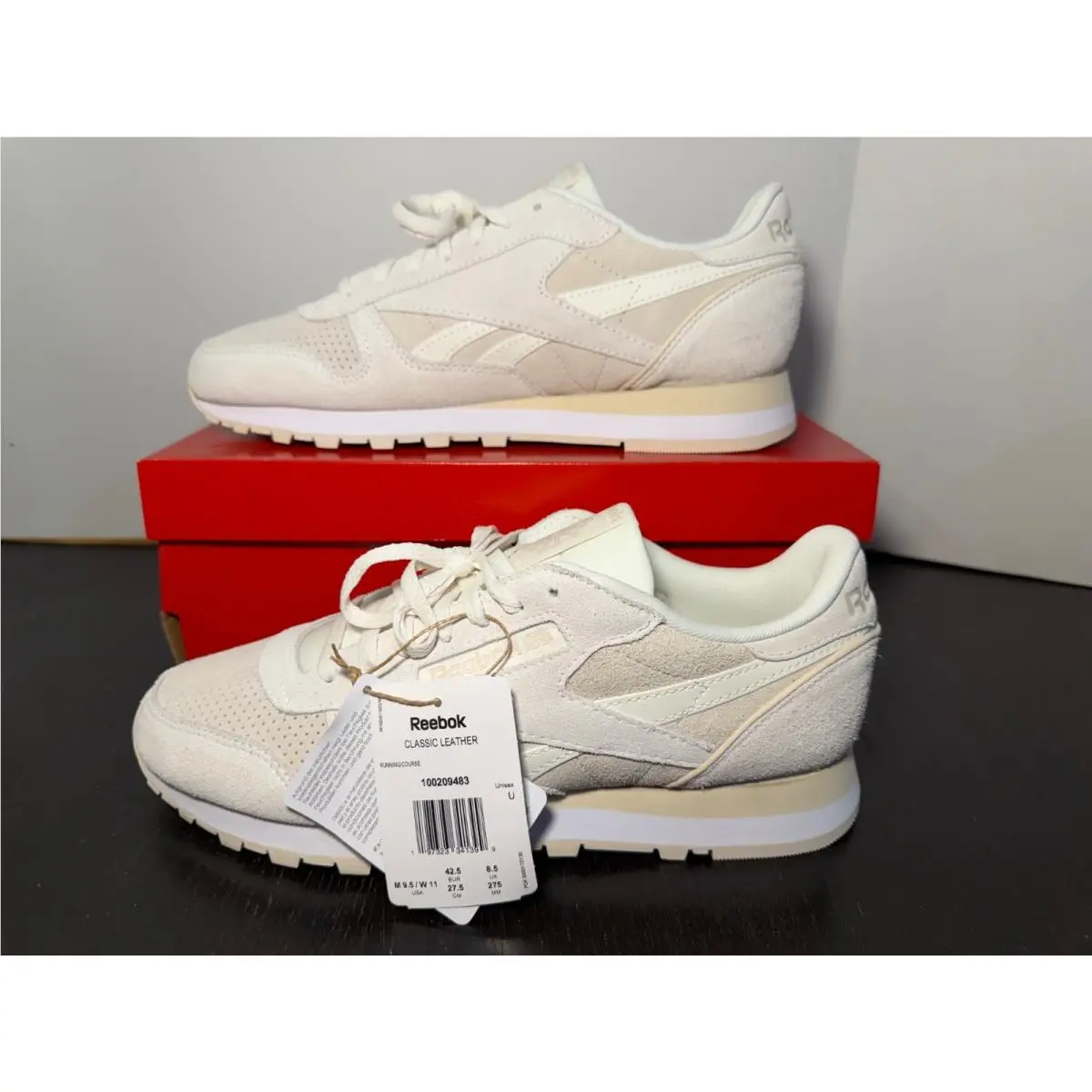 Reebok shoes - Reebok Classic Leather - Classic Leather - Cream, White, Beige 4