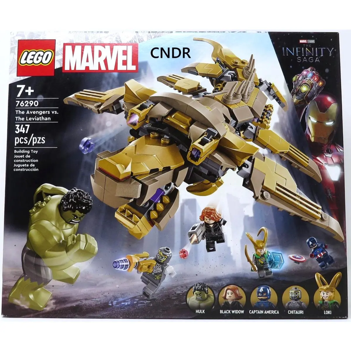 Lego Marvel Avengers Infinity Saga Set 76290 Avengers vs Leviathan W/hulk