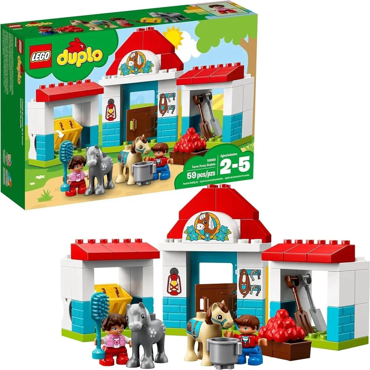Lego Duplo 10868 in Box Farm Pony Stable Retired