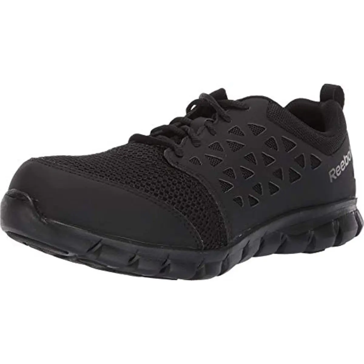 Reebok Work Women`s Sublite Cushion Work Comp Toe Sd Athletic Black - 4.5 Wide