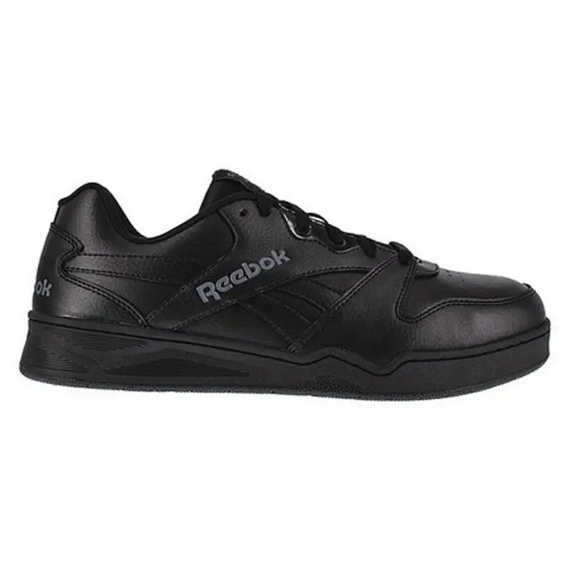 Reebok Mens BB4500 CT Work Sneakers US 9 Wide Black Leather Slip Resistant