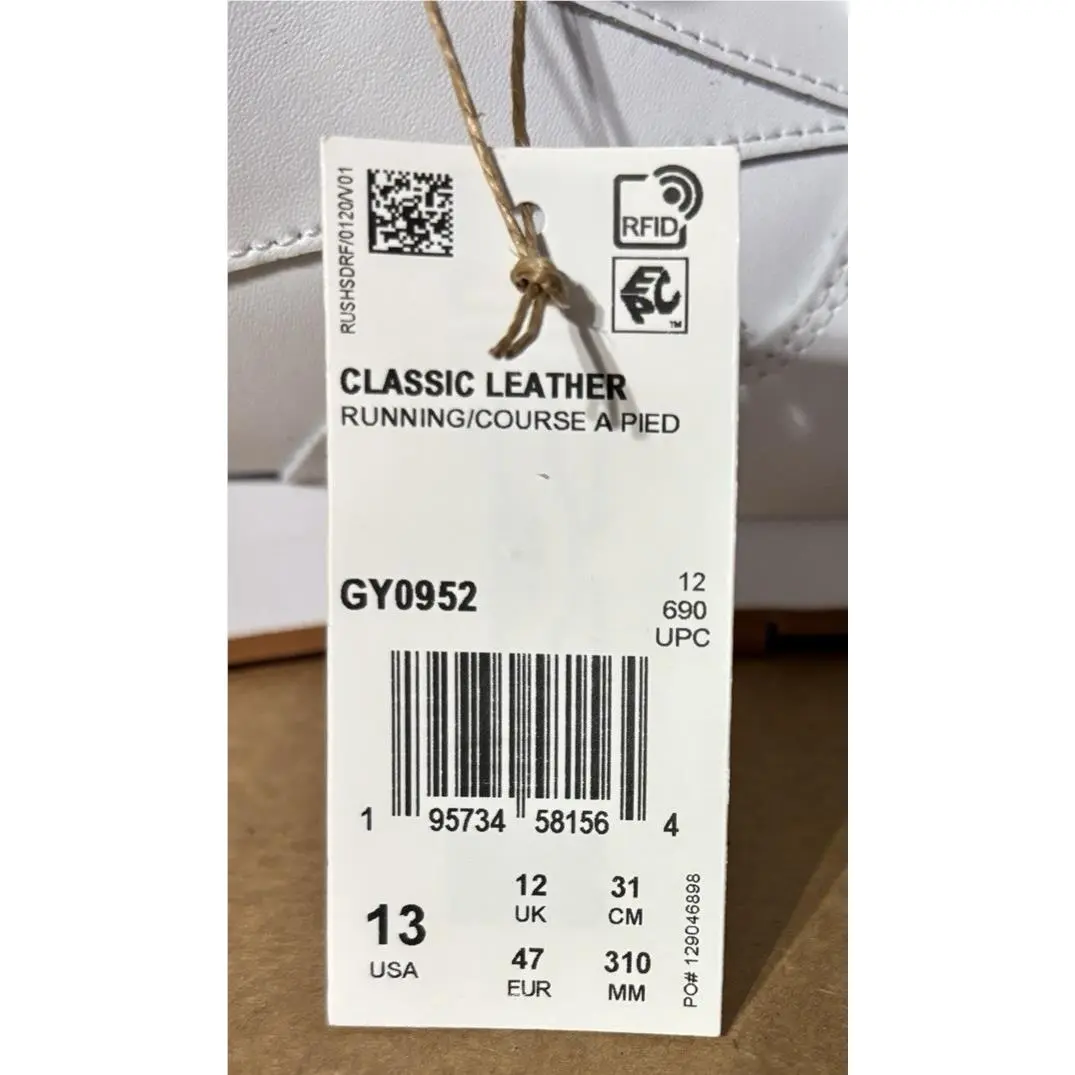Reebok shoes - Reebok Classic - Classic - GY0592 - White (UPC: 195734581564) 6