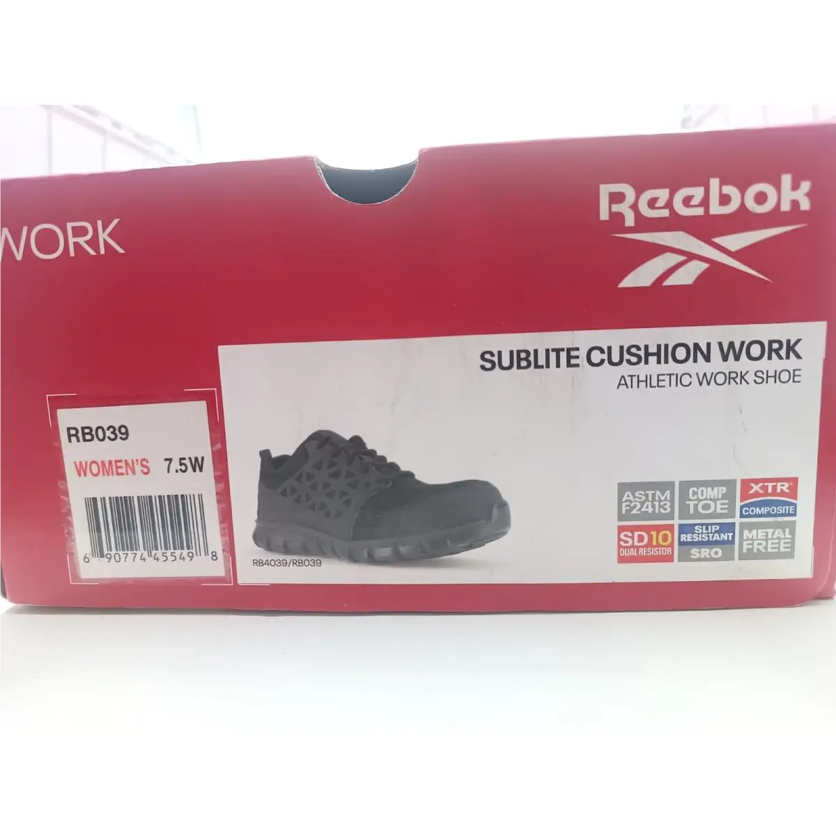Reebok shoes - Reebok Work - Work - Black (UPC: 690774455412) 0