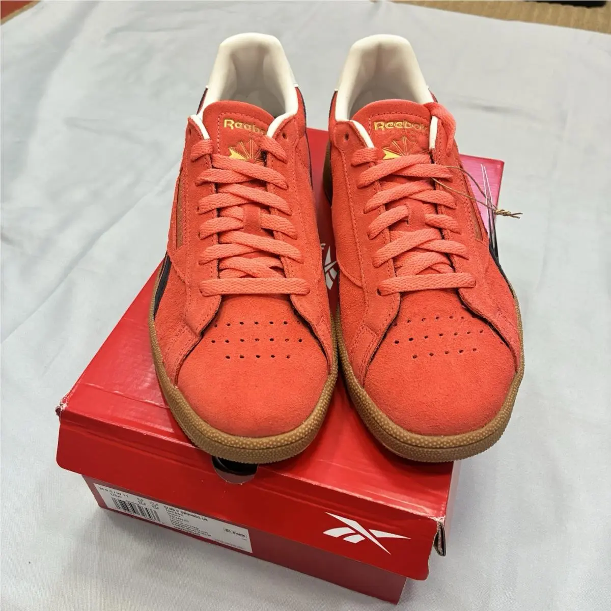 Reebok shoes - Reebok Club C Grounds - Club Grounds - 100209040 - Orange 0