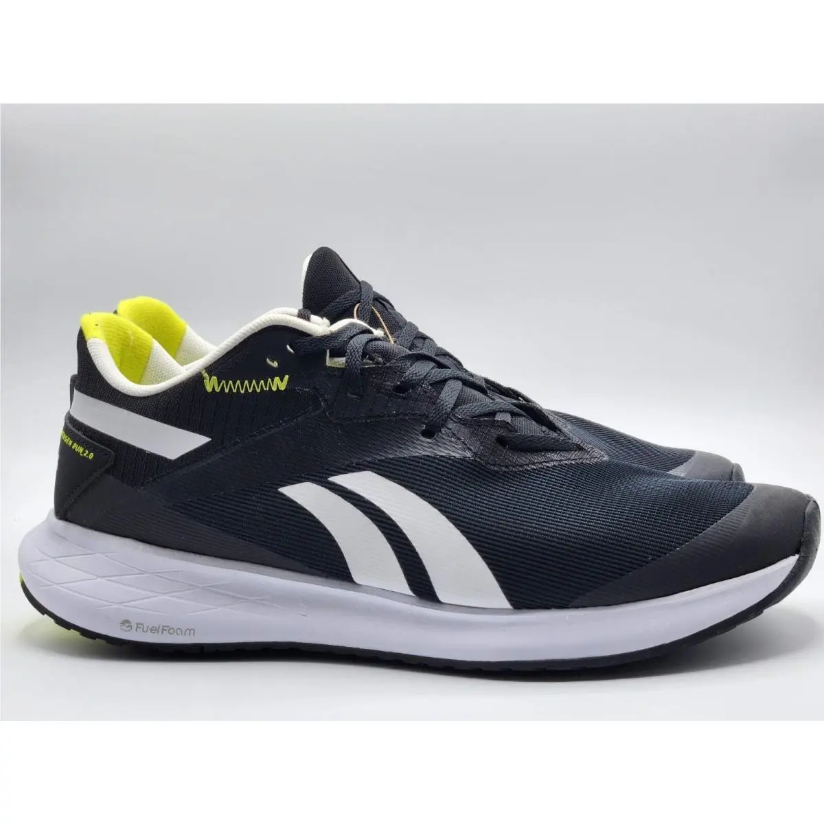 Reebok Energen Run 2 Men`s Shoes - Black/white/aciyel - US 12