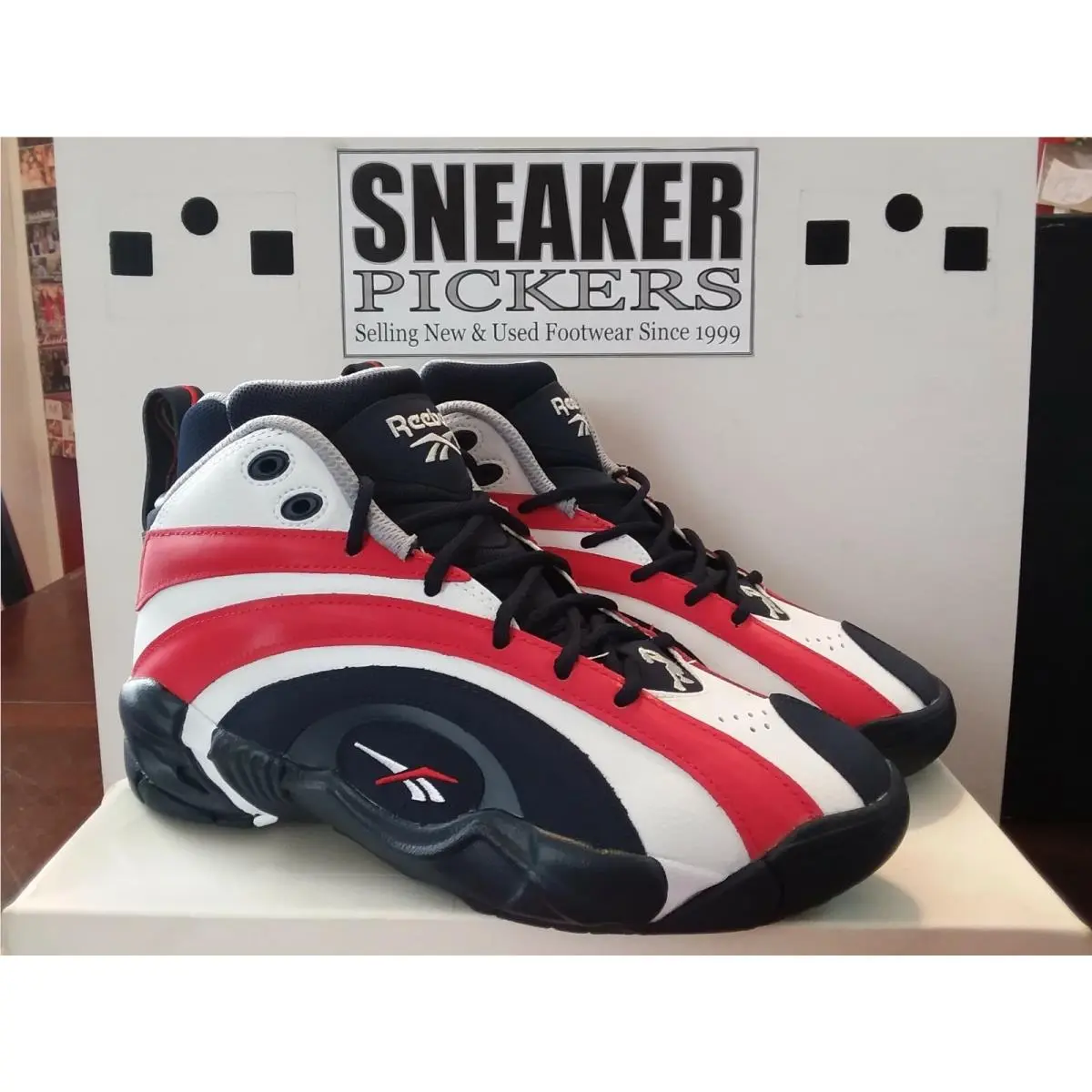 Reebok shoes - Reebok Shaqnosis - Shaqnosis - FV2971 - Vector Navy / White / Vector Red (UPC: 191533292649) 2