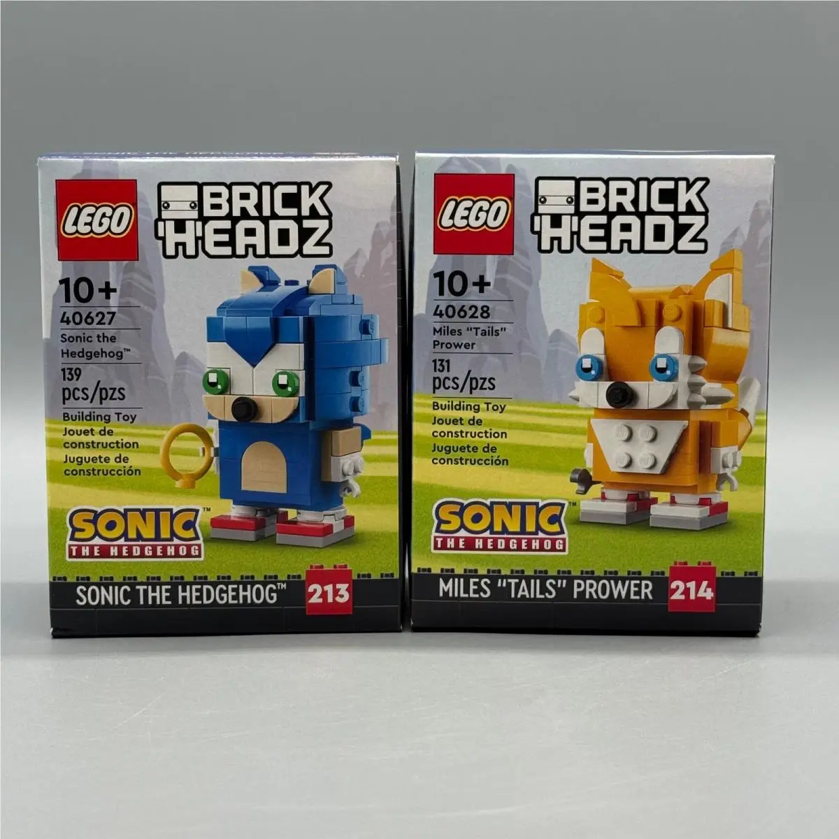 Lego Brickheadz 40627 Sonic The Hedgehog 40628 Tails Retired