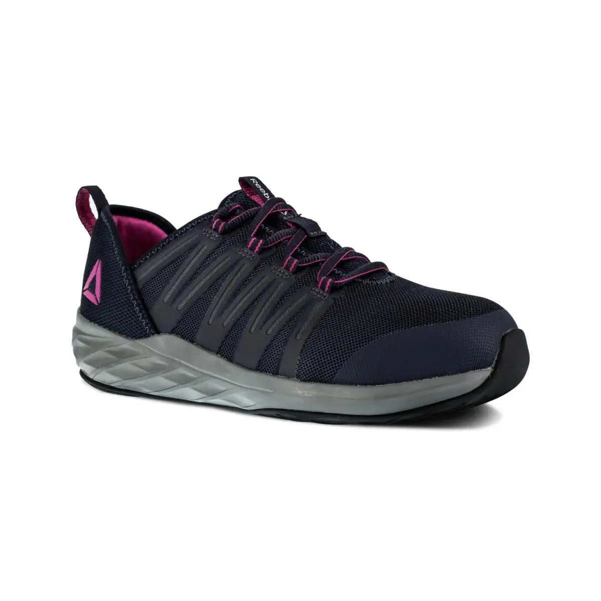 Reebok Work Women`s Astroride Steel Toe Static Dark Navy and Purple - 6.5 Wide