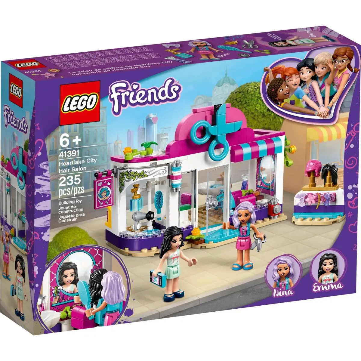 Lego Friends: Heartlake City Hair Salon 41391 Building Set