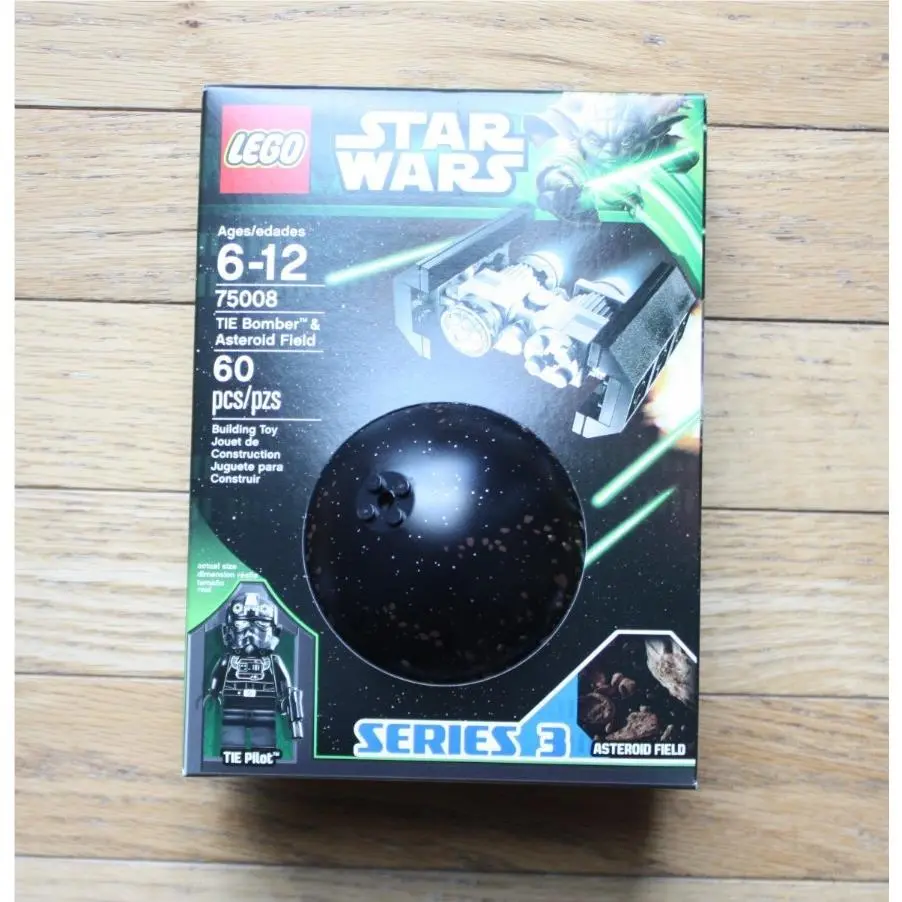 Lego Star Wars 75008 Tie Bomber Asteroid Field in Package