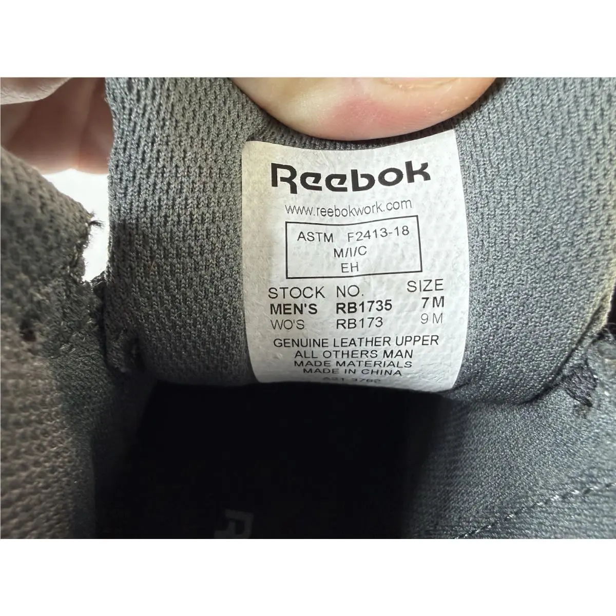 Reebok shoes - Dayod - Dayod - RB173 - Black (UPC: 690774161795) 9