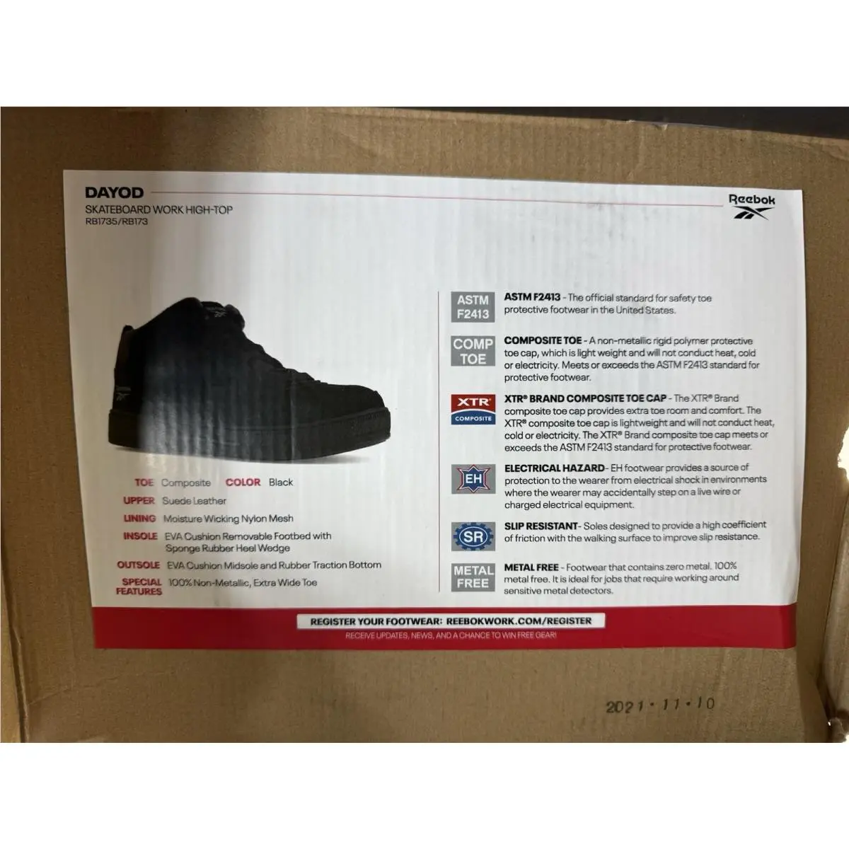 Reebok shoes - Dayod - Dayod - RB173 - Black (UPC: 690774161795) 11