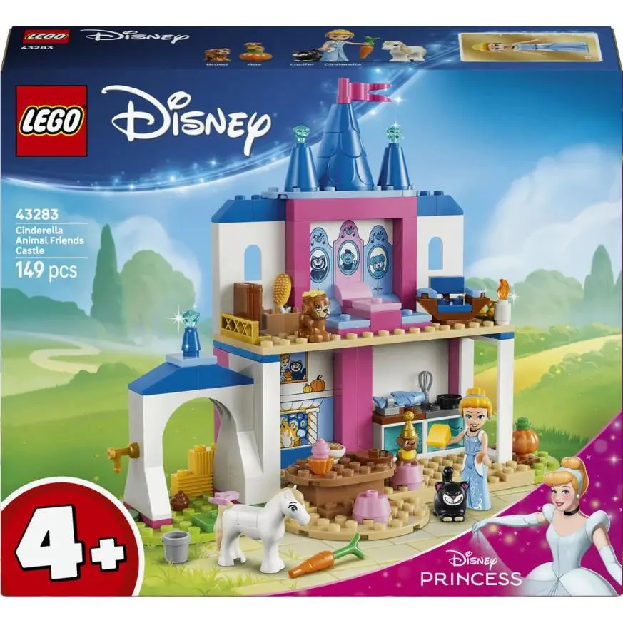 Lego Disney Princess Cinderella Animal Friends Castle 43283 Building Toy Set