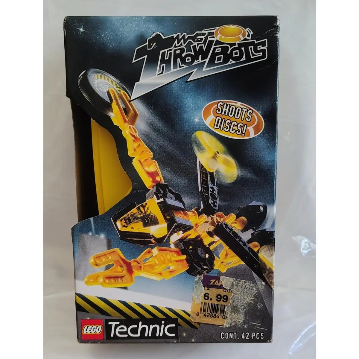 Lego Technic Throwbots Jet 8504 1999 w/2 Discs Case Poster Still
