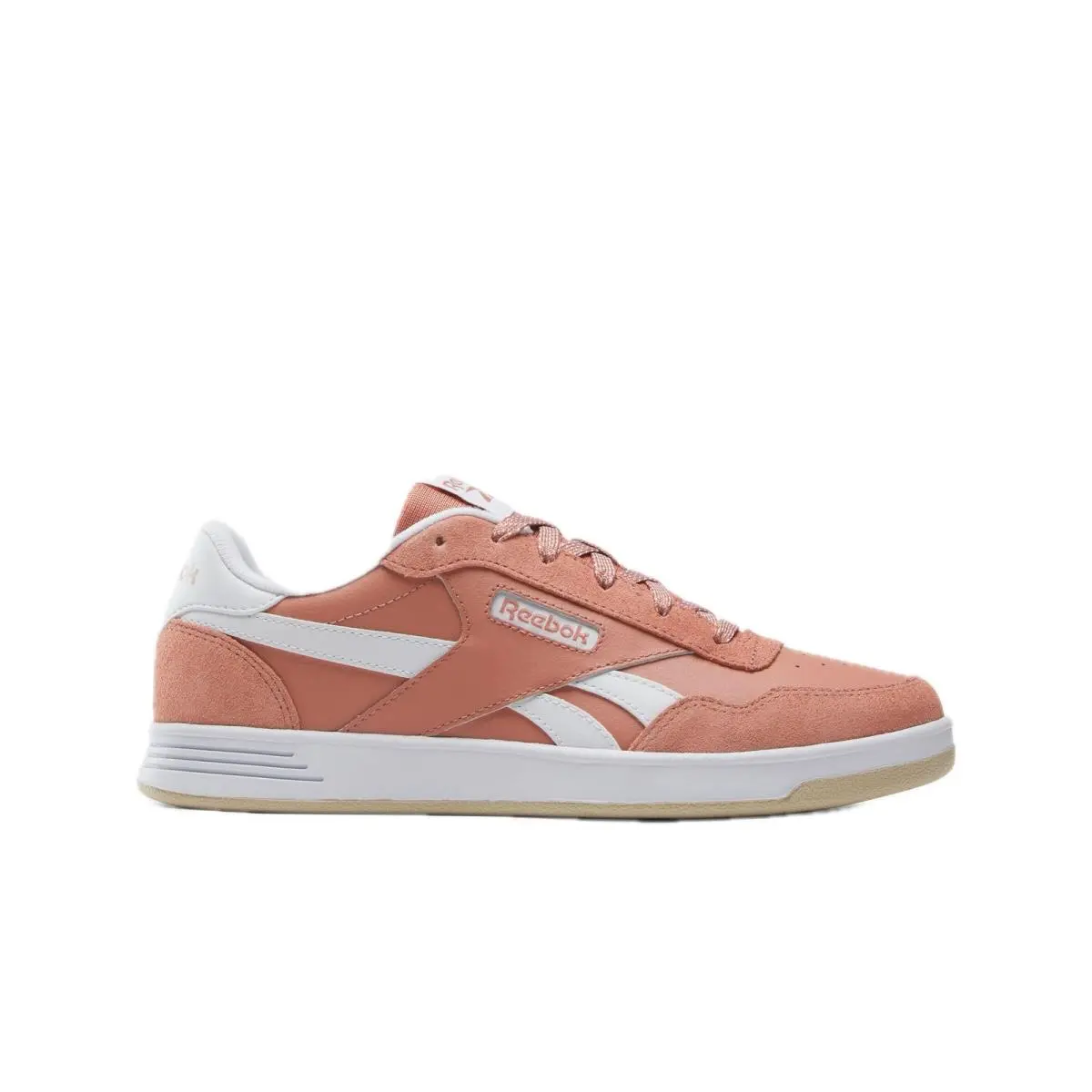 Reebok Women`s Court Advance Sneaker Pink Clay/pink Clay/white Size 9