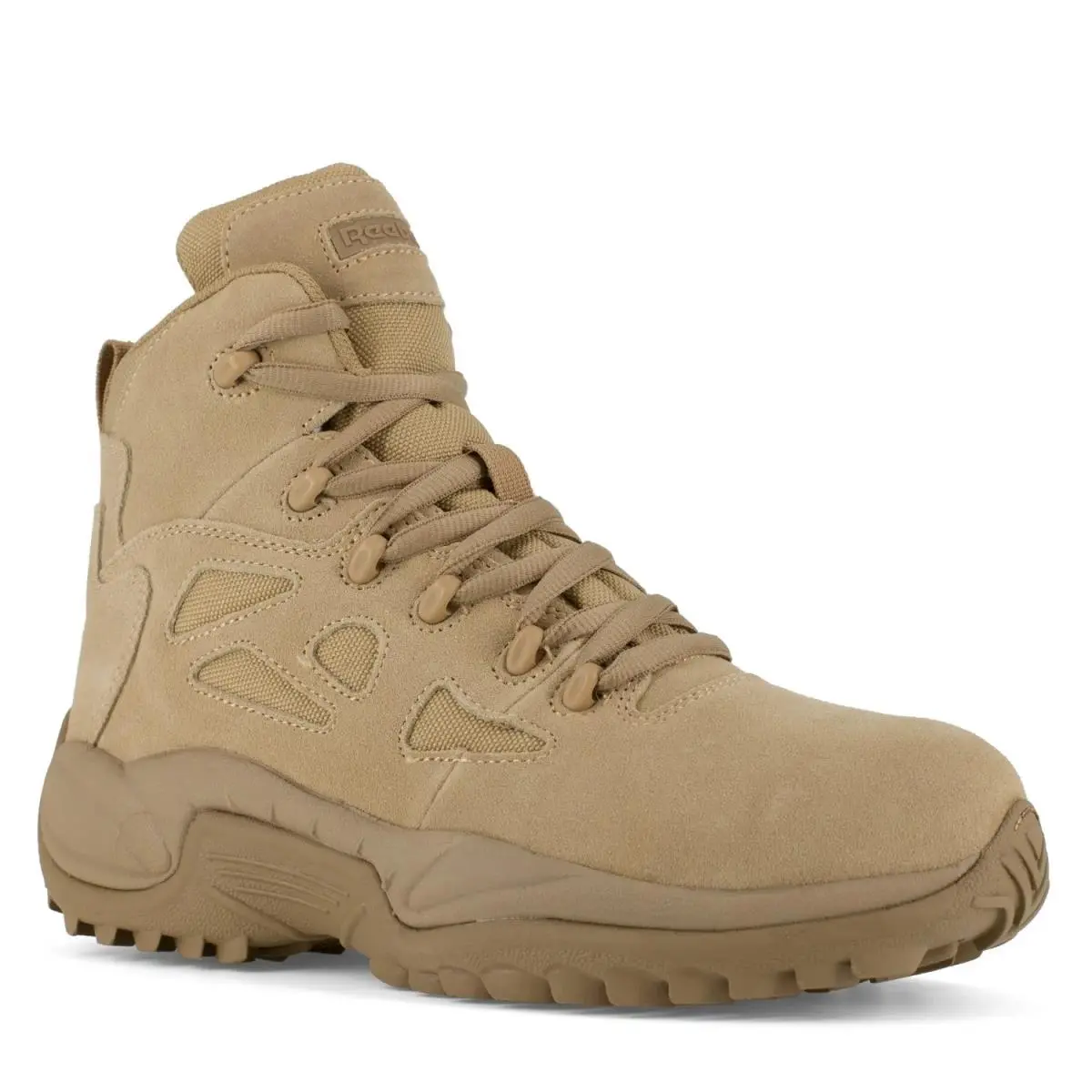 Reebok Duty Men`s Rapid Response Tactical Comp Toe Boot Desert Tan - 10 Wide