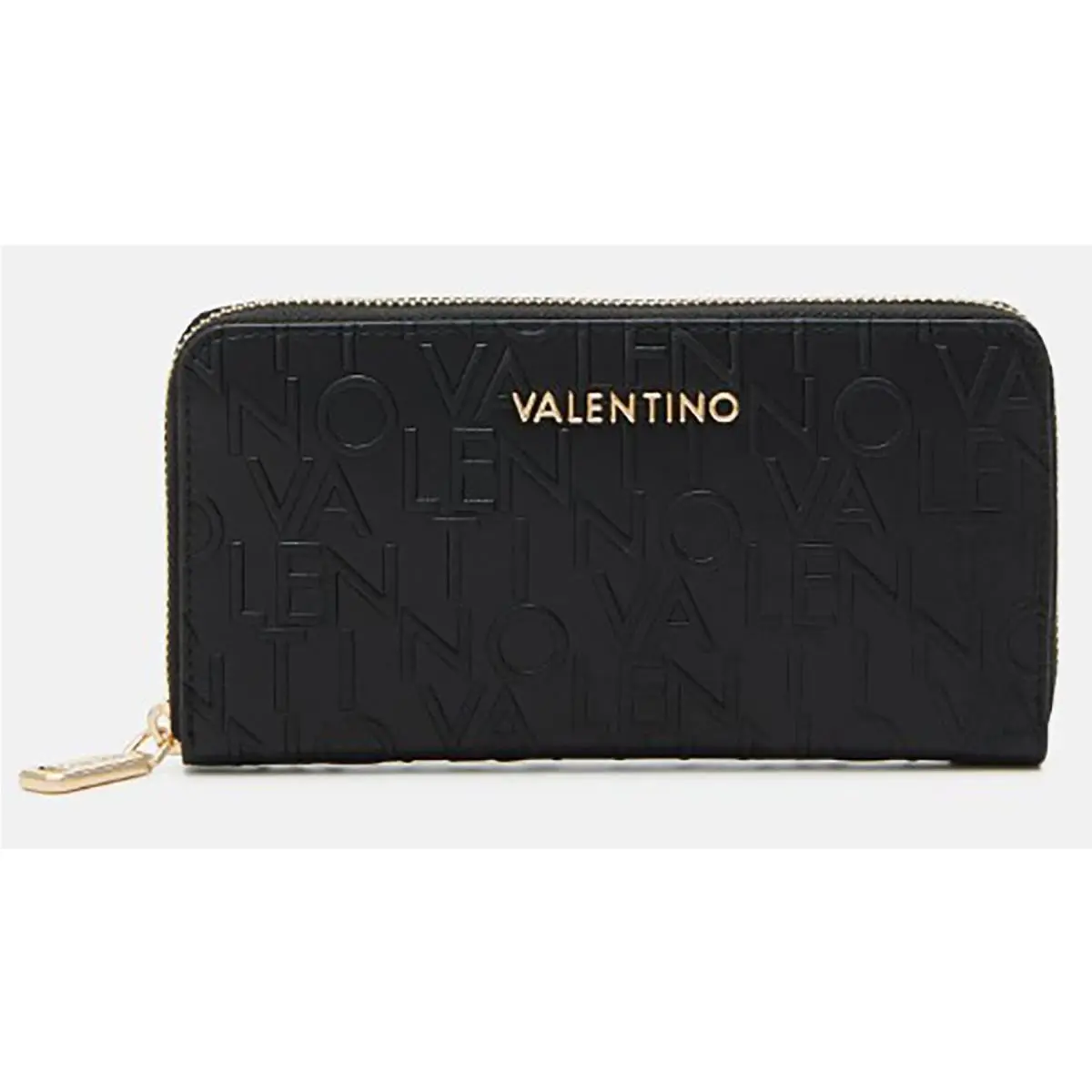 Gynevra Re Zip Around Womens Wallet In Black by Valentino