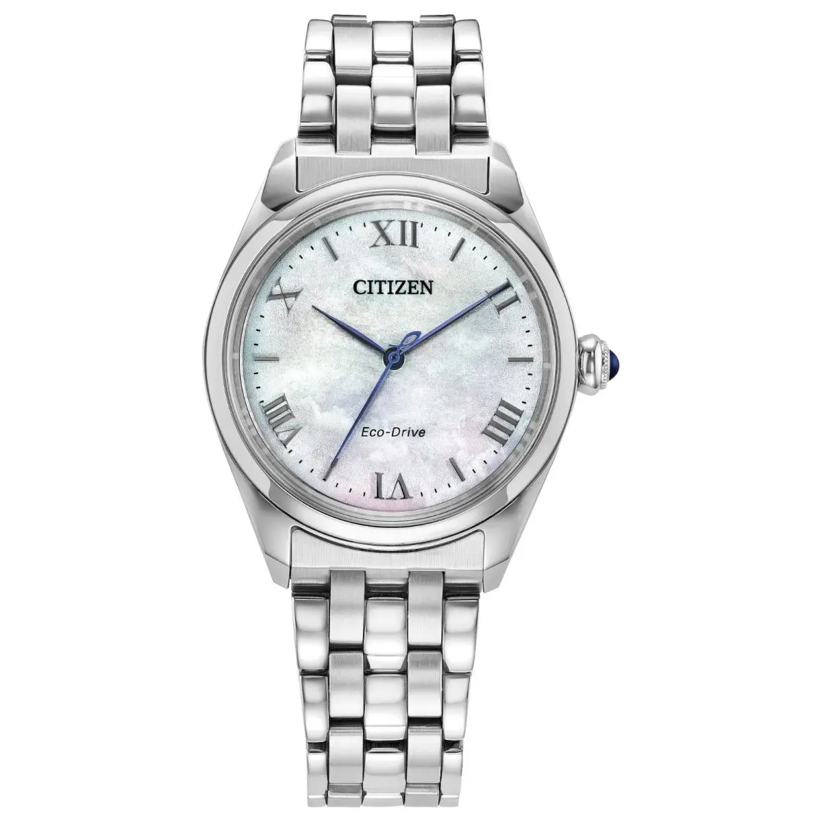 L Classic White Dial Stainless Steel Analogue Women`s Watch EM1140-80D by Citizen